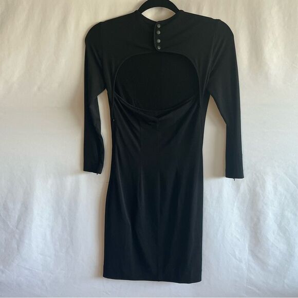 Rag & Bone Black Long Sleeve Mini Dress - Picture 9 of 9